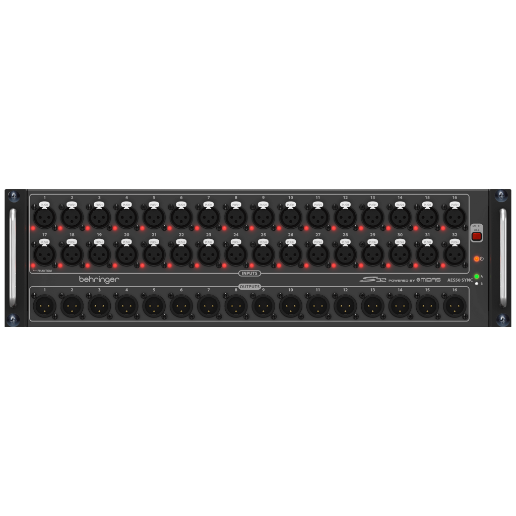 Behringer S32, 32 channel digital stage box - Watts AV